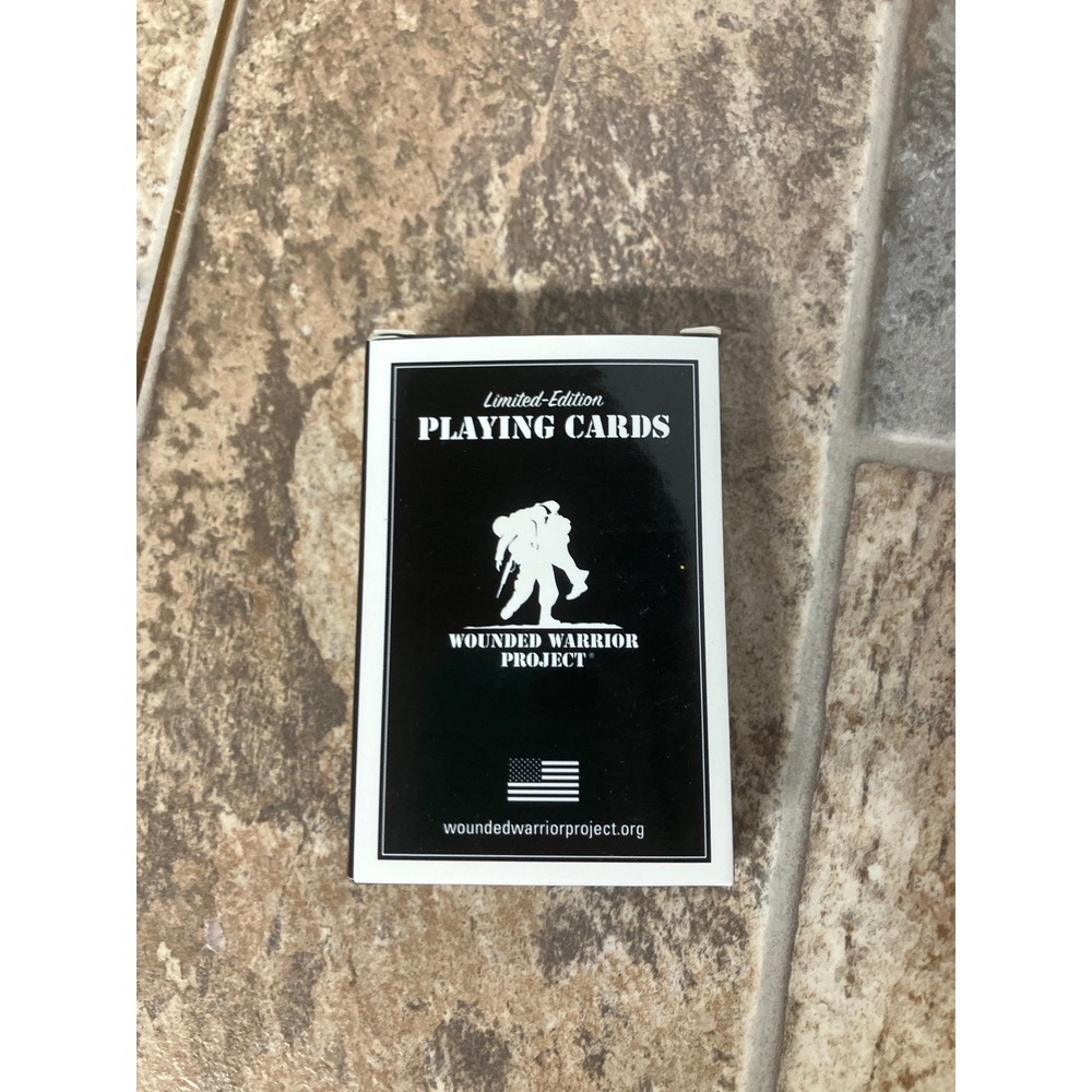 Wounded Warrior Project Limited Edition Playing Cards Deck Support Veterans